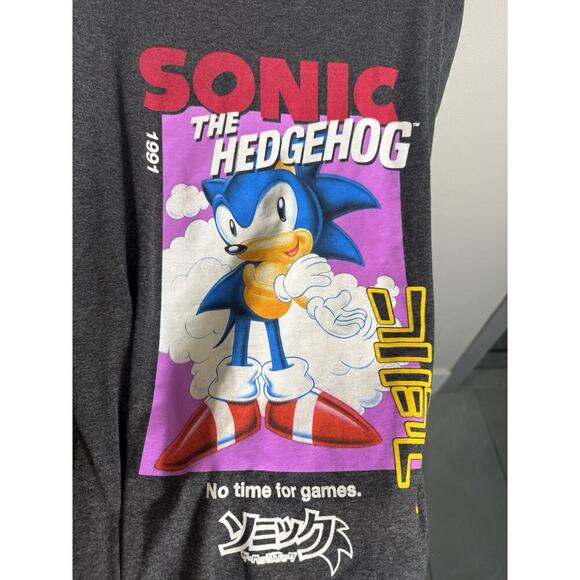 Sonic The Hedgehog Graphic Shirt XLarge Official SEGA Classic - Picture 3 of 5